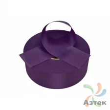 Сатиновая лента 50мм х 200м втулка 76 мм, цвет - фиолетовый